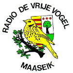 Logo of Vrije Vogel Radio (round)
